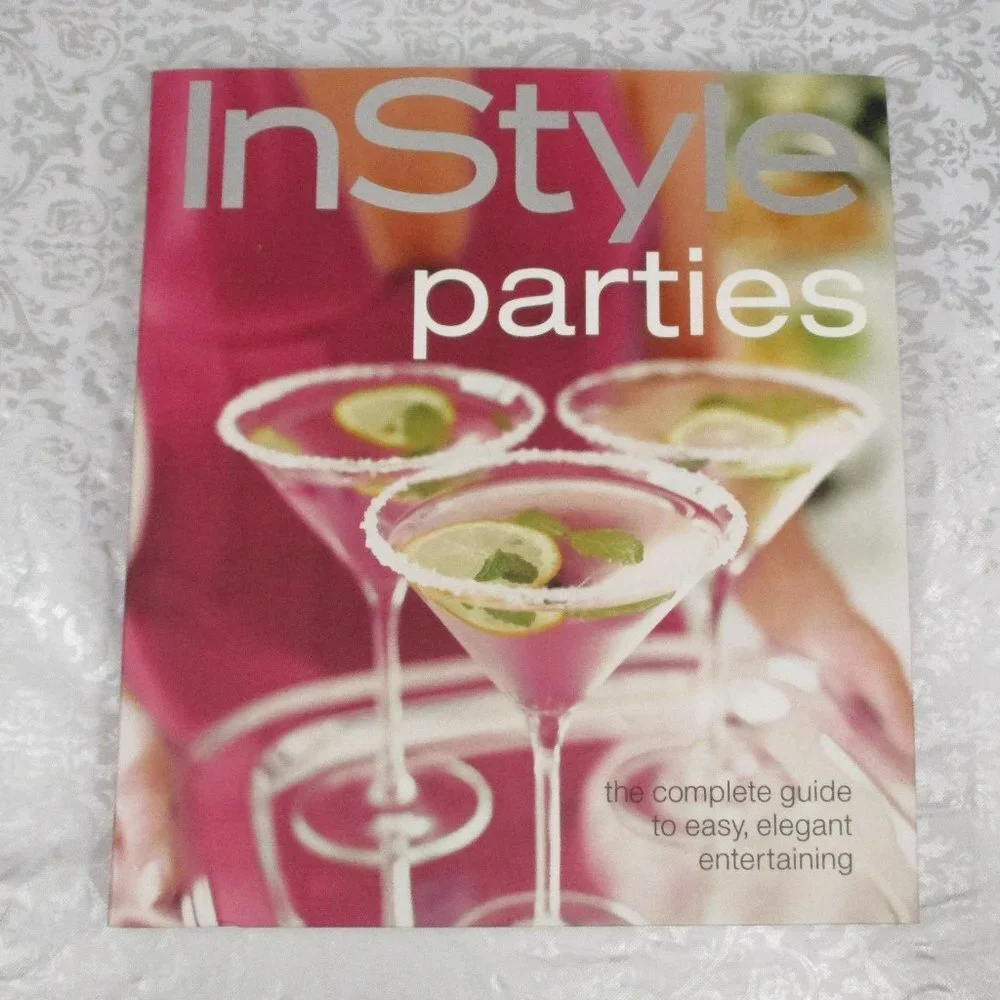 INSTYLE Parties Recipe Book NWT